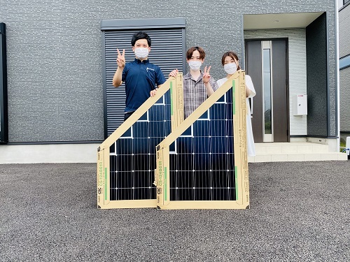 茨城県神栖市　K様邸　太陽光発電設置工事